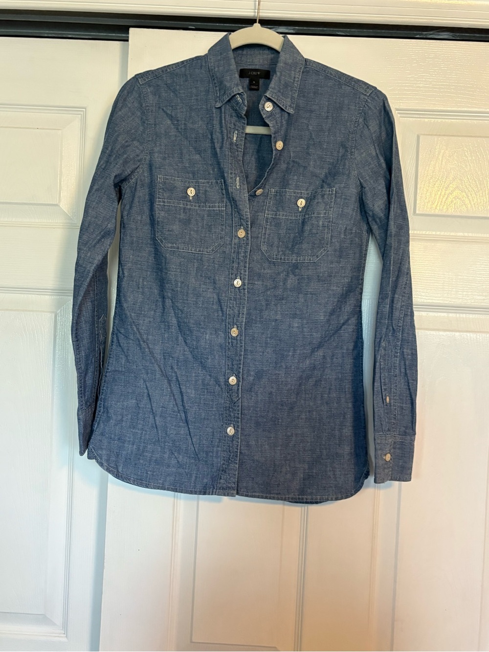 J. Crew Light Blue Chambray Shirt